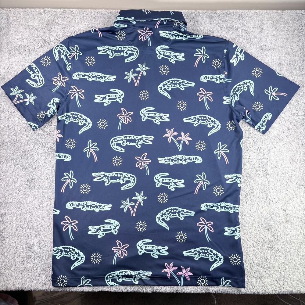 NWT Chubbies Men's The Neon Glad Performance Golf Polo Size Small - Picture 4 of 8